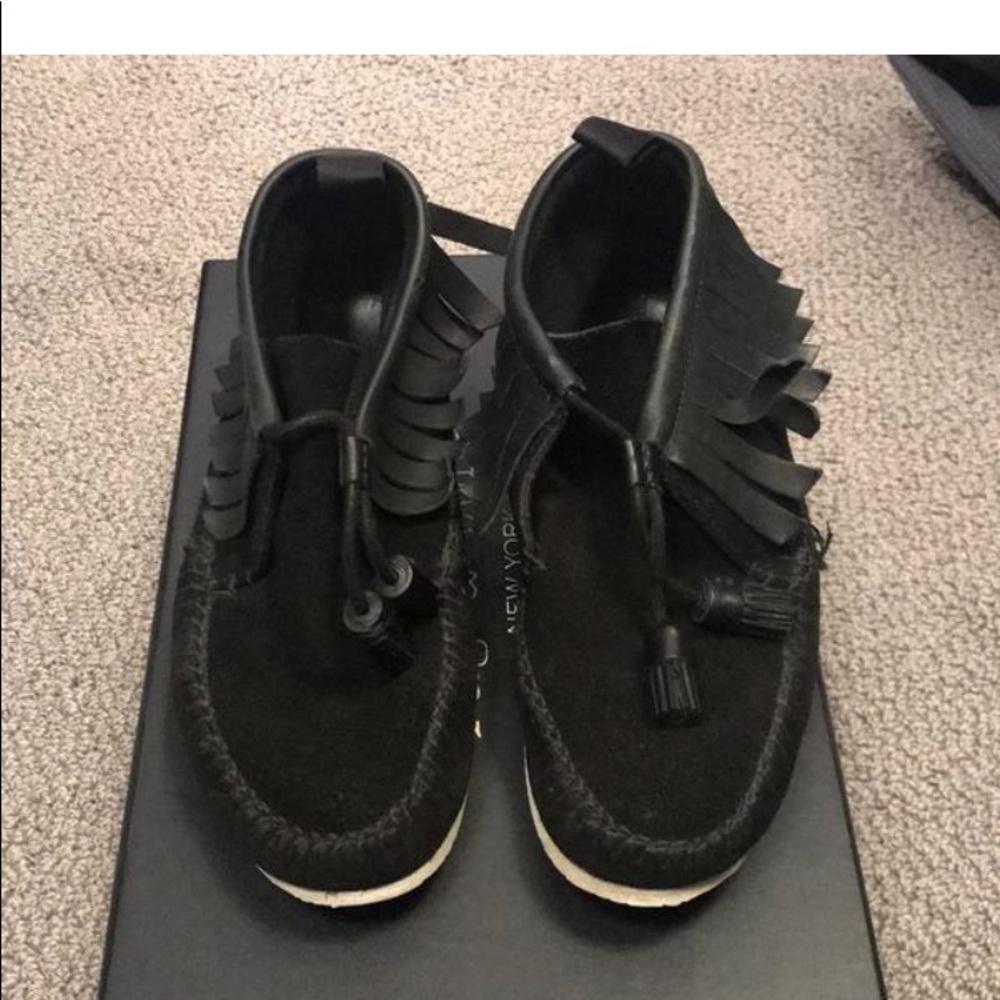 Black Rag & Bone Ghita Moccasin